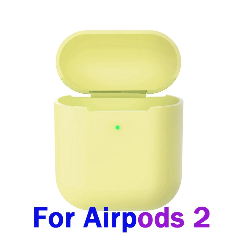 05 Мягкие силиконовые чехлы для наушников для Airpods 2, защитный чехол для наушников, защитный чехол для Airpods 1 2nd - Цвет: 05