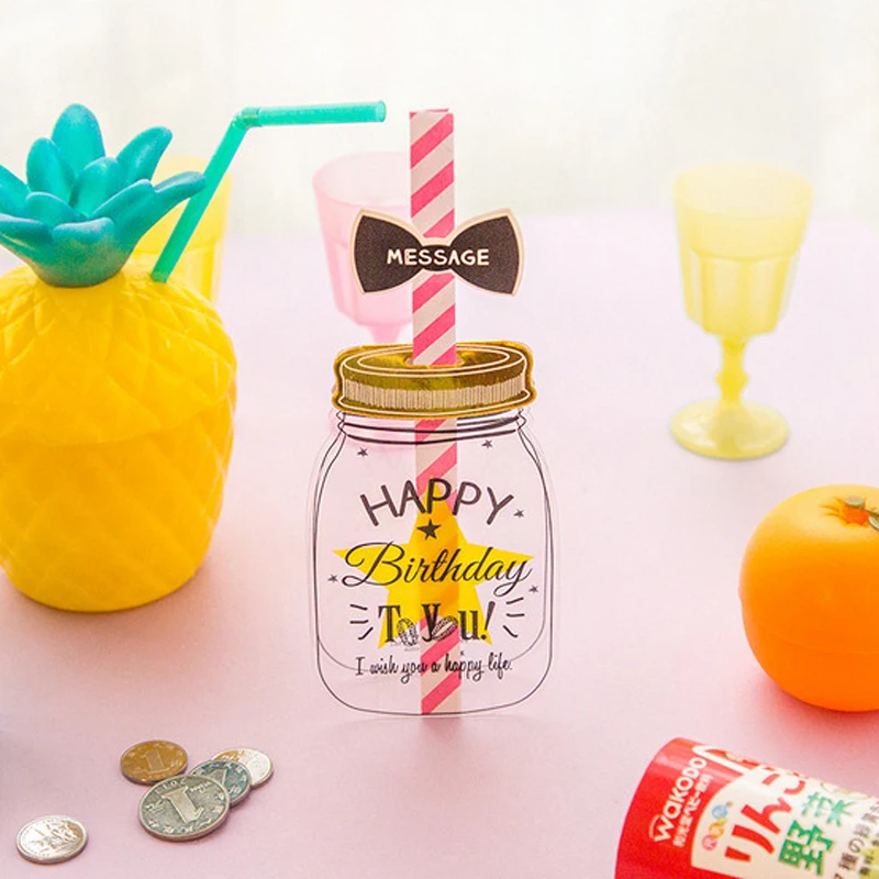 Креативный конверт с надписью на день рождения новинка бутылочка для кормления