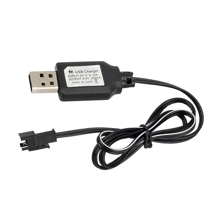 USB charger with SM/JST/TAMIYA Plug for 3.6V 4.8V 6.0V 7.2V 9.6V Ni-CD/Ni-MH rechargeable battery 2pcs images - 6