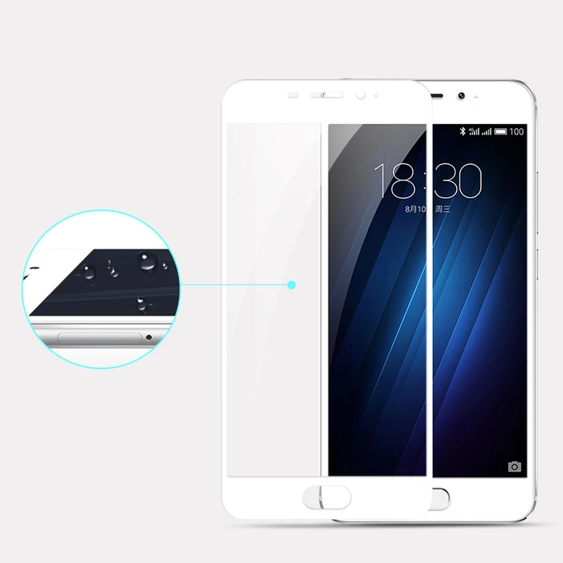 Закаленное 3d-стекло для Meizu M3E защитная пленка на весь экран Meilan E M1E M 3E 2 шт. |