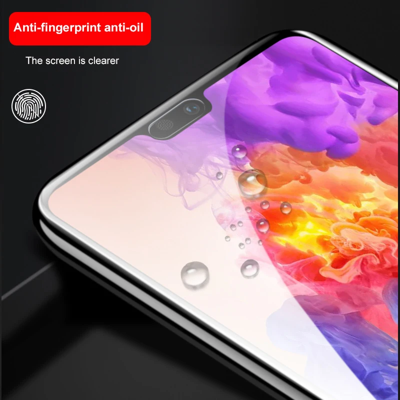 Закаленное стекло 2.5D HD для Huawei P20 lite защита экрана прозрачная полная Защита Pro