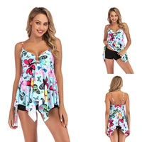 butterfly print women tankini plus size swim dress two pieces floral bathing suit big s 5xl asymmetric bikini vintage mayokini