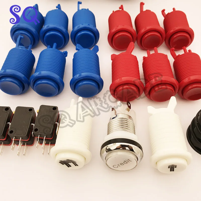 Аркадный джойстик аркадные запчасти комплекты комплектов включая happ кнопка для