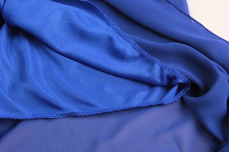 Женская шифоновая юбка с высокой талией длинная эластичная повседневная