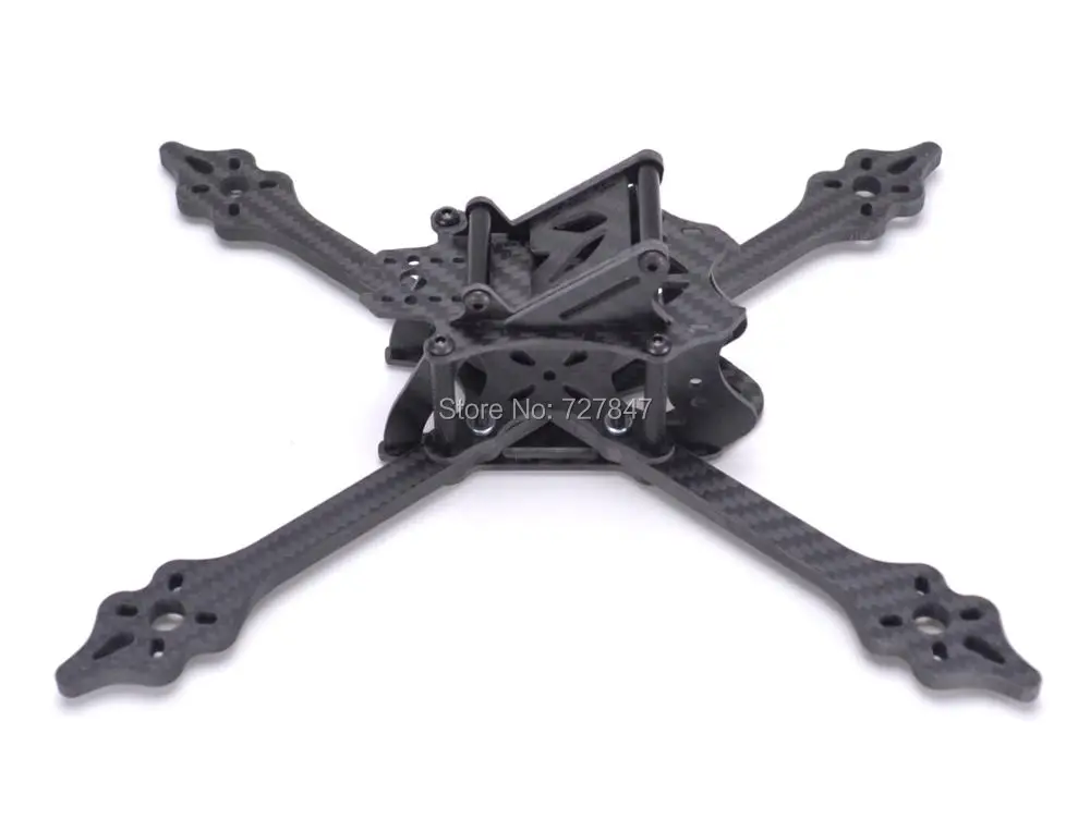 VX210-V2 VX210 210mm Carbon Fiber Frame + 5045 3 Blade Propeller battery belt for Mini Four Axis Multi FPV Indoor Racing Drone | Игрушки и