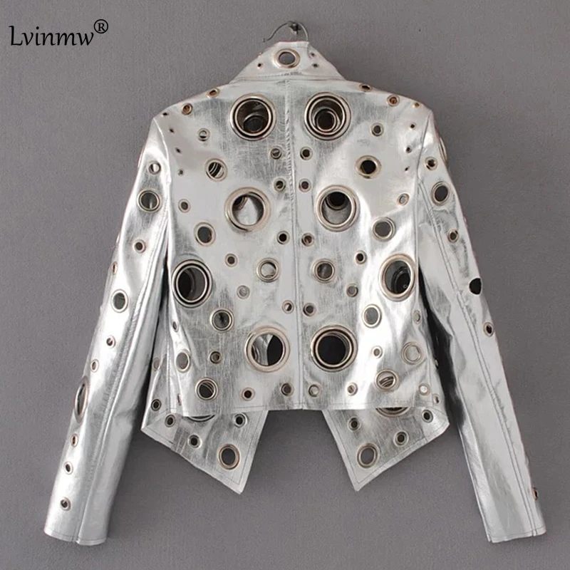 Лето 2017 искусственная кожа pu Топы музыкальный фестиваль панк-рок укороченный топ