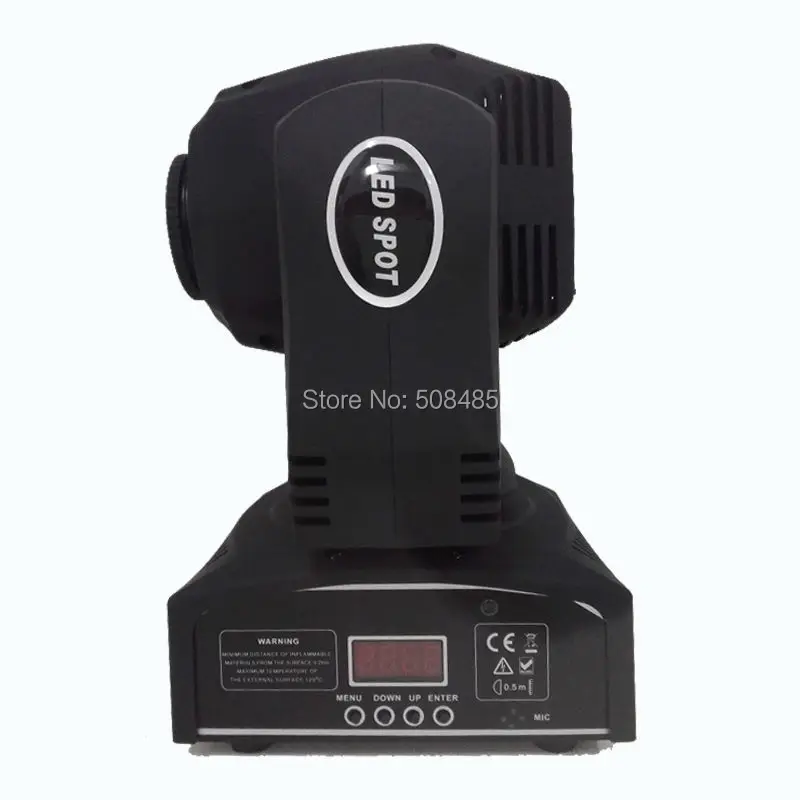 Мини точечный светодиодный светильник 60 Вт с подвижной головкой пластиной Gobos и