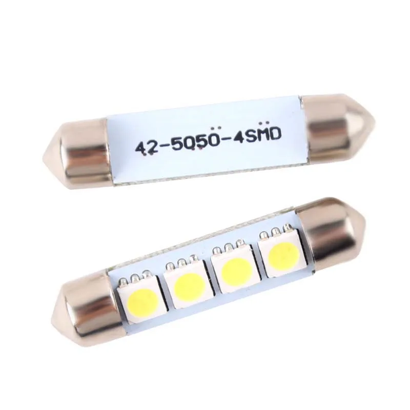 2x42 мм 4 SMD 5050 2 Вт низкое потребление Высокая мощность ультра долгий срок службы