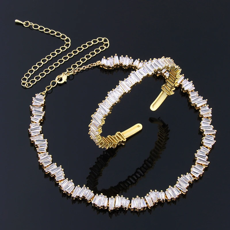 New Arrival Elegant Luxury African Jewelry Sets For Bride Gold Rose Color Fashion Wedding Set parure bijoux WS124 | Украшения и