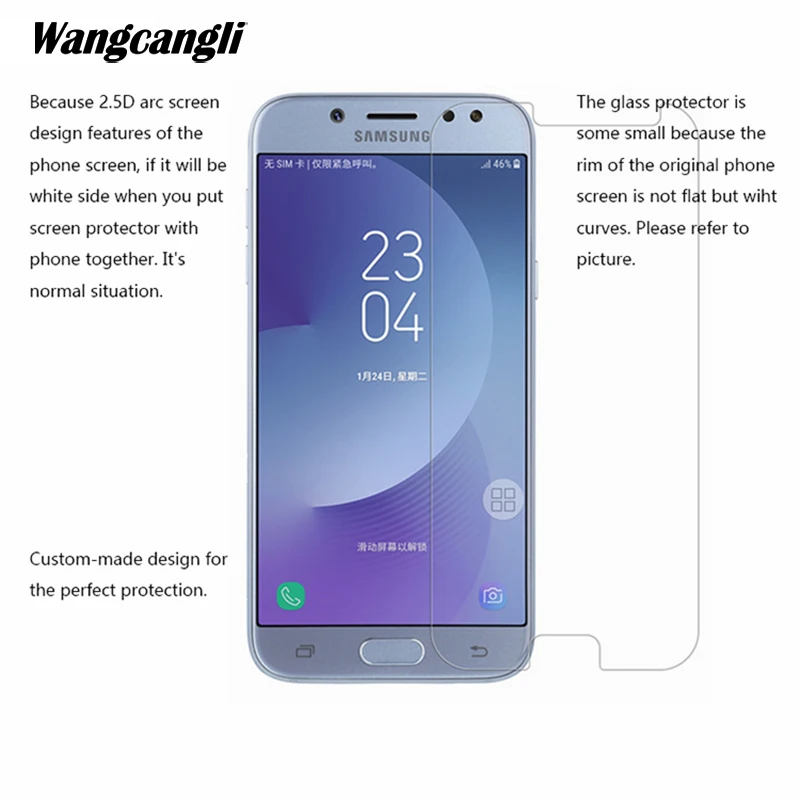 0 26 мм Защитная пленка для экрана Samsung Galaxy J5 A3 A6 A7 A8 J3 J7 S6 закаленное стекло 9H samsung a3