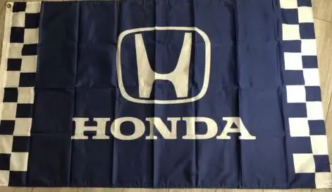 Флаг Honda синий | Дом и сад