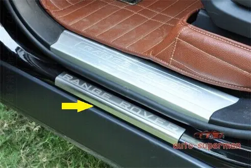Накладки на пороги для Land Range Rover sport L405 L494 2014 2015 2016|scuff plate|door sill scuff platedoor |