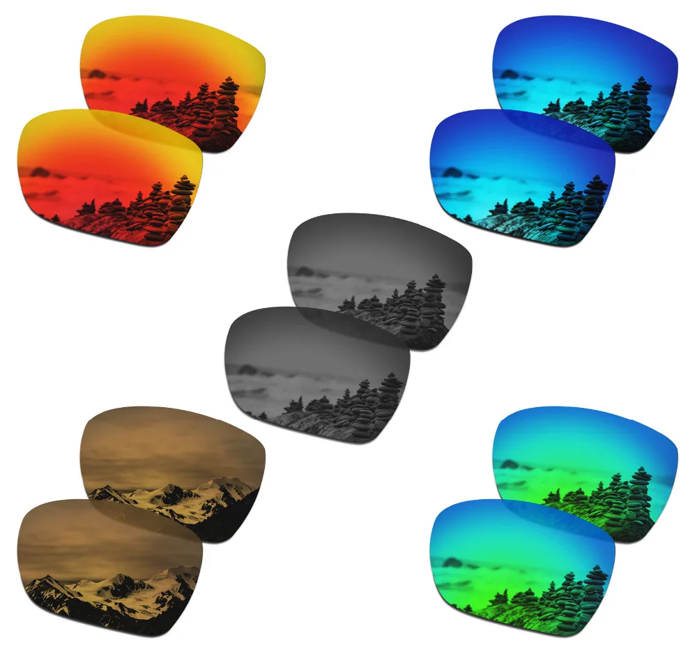 5 пар поляризованных солнцезащитных очков Сменные линзы для Oakley Dispatch 1 - цветов |