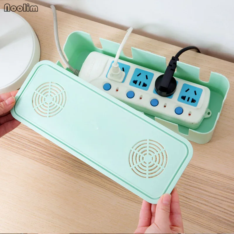 NOOLIM Desktop Plug Storage Box Wire Patch Panel Fixed Power Cord Socket Tabletop Data Line | Дом и сад