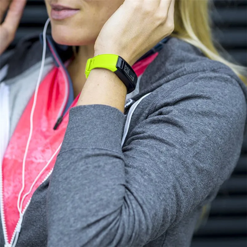 Силиконовый ремешок для часов Garmin Vivosmart HR модный спортивный сменный