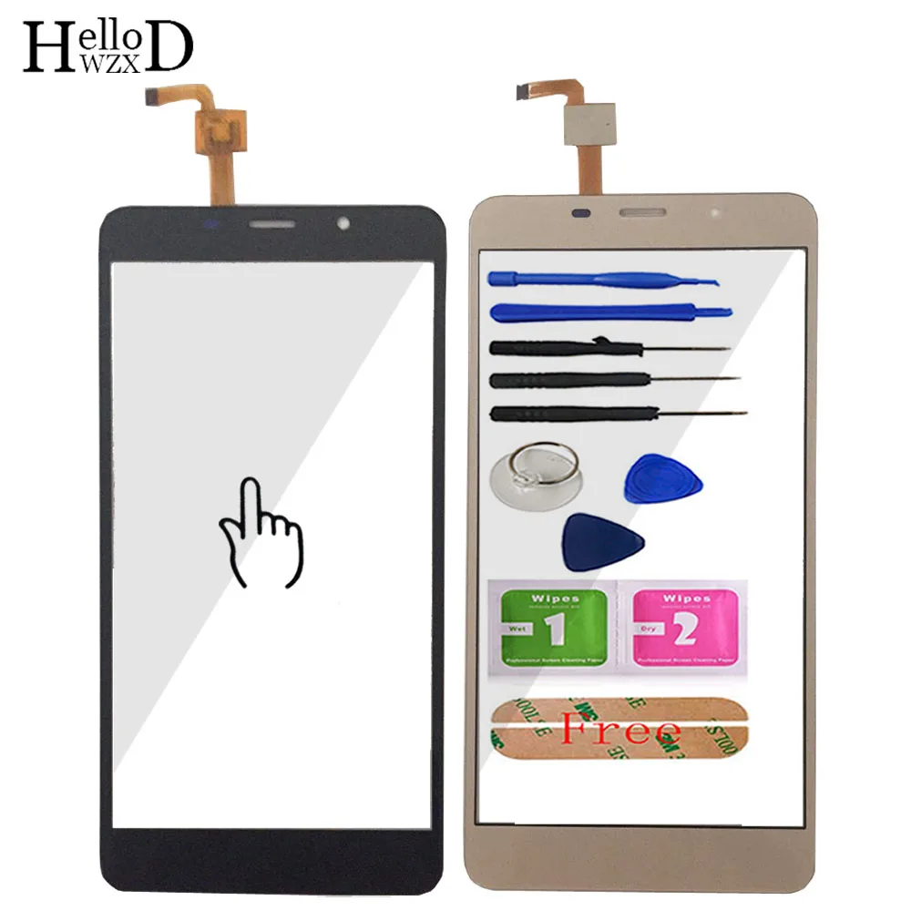 

5.7 inch Mobile Phone Touchscreen For Leagoo M8 / M8 Pro Touch Screen Glass Digitizer Panel Lens Sensor Glass Adhesive Gift .