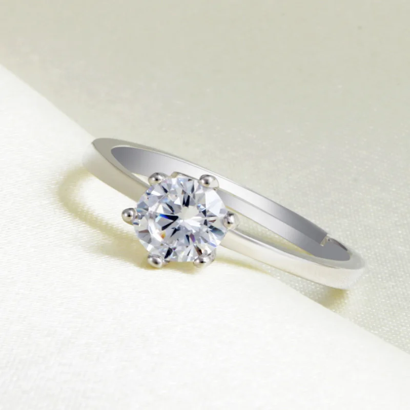 Обручальные кольца для женщин серебряного цвета Bague Bijoux Femme обручальное кольцо