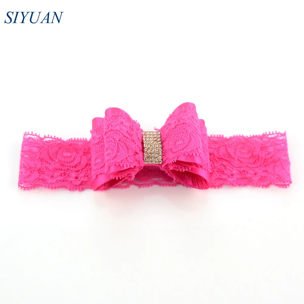 1 шт. эластичная Кружевная повязка на голову из ПВХ 12 цветов|stretchy lace headbands|lace