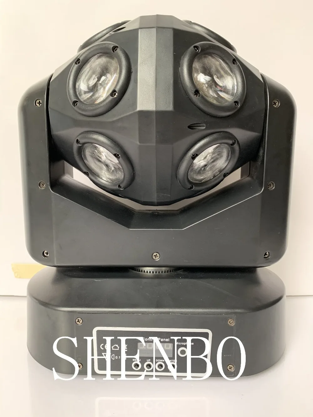 Новинка 12x10 Вт RGBW 4 в 1 Светодиодная лампа с движущейся головкой DMX512 светодиодная