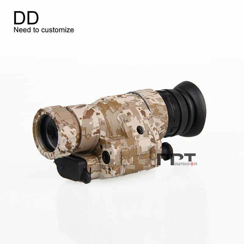 DD Eagleeye NVG PVS-14 стиль цифровой ночное видение для страйкбола Wargame Охота Черный загар Цвет PP27-0008 - Цвет: DD