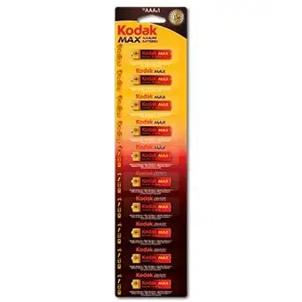 Блистер KODAK MAX десять батарей LR3 перфорированные|Защитные стёкла и плёнки для