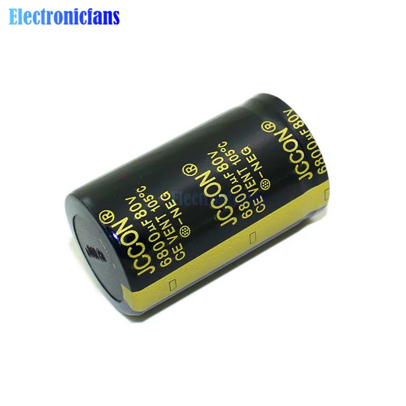 Diymore 80V 6800 uf 30X50mm алюминиевый электролитический конденсатор Высокочастотный