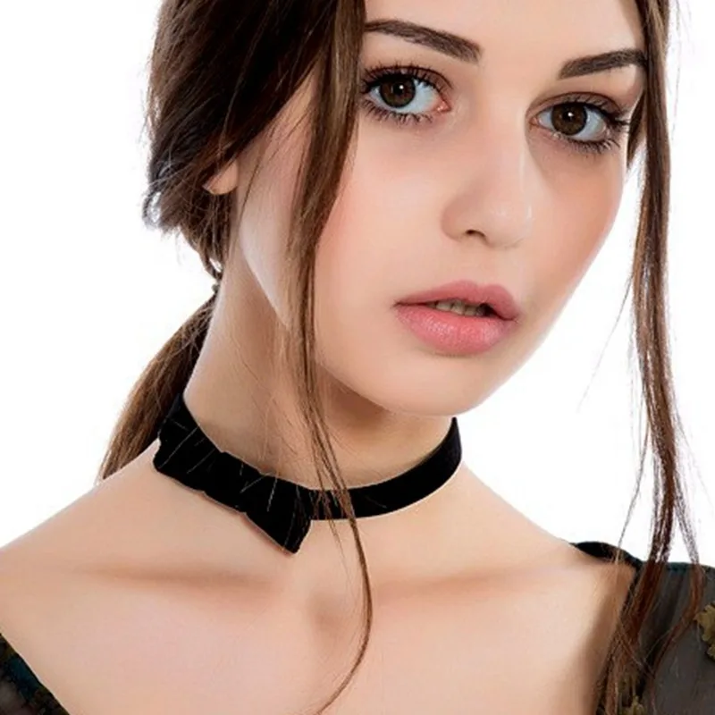 SULEMON Женская чокер Модная бижутерия Femme кружевные Чокеры ожерелья для женщин