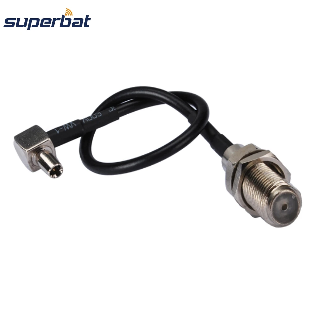 Superbat F Женский к TS9 коаксиальный радиочастотный кабель для Novatel Wireless Merlin C777/Huawei E398 RG174 15 см