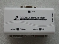 2020 year 1 to 2 ports vga video splitter duplicator 1 in 2 out 250mhz device cascadedable boots signals 65m 19201440