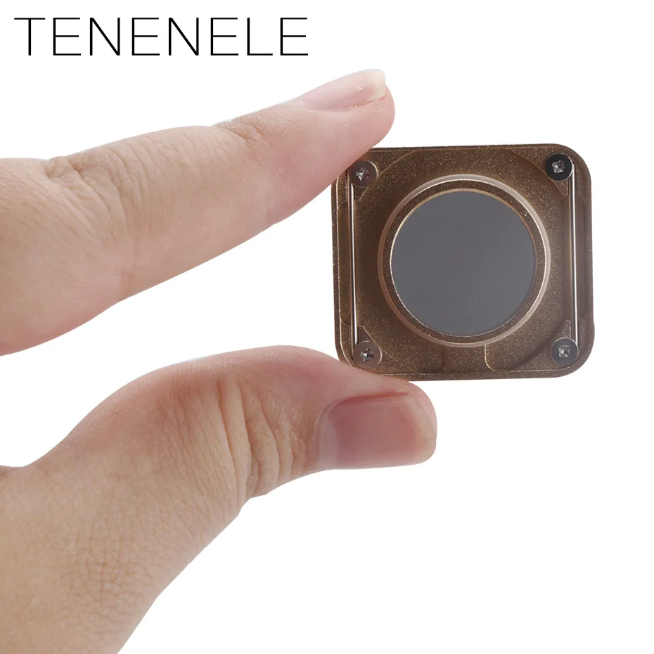 TENENELE Go Pro, спортивные фильтры для экшн-камеры, набор фильтров нейтральной плотности для GoPro Hero 5, 6, 7, черный, ND 4, 8, 16, фильтр для Hero