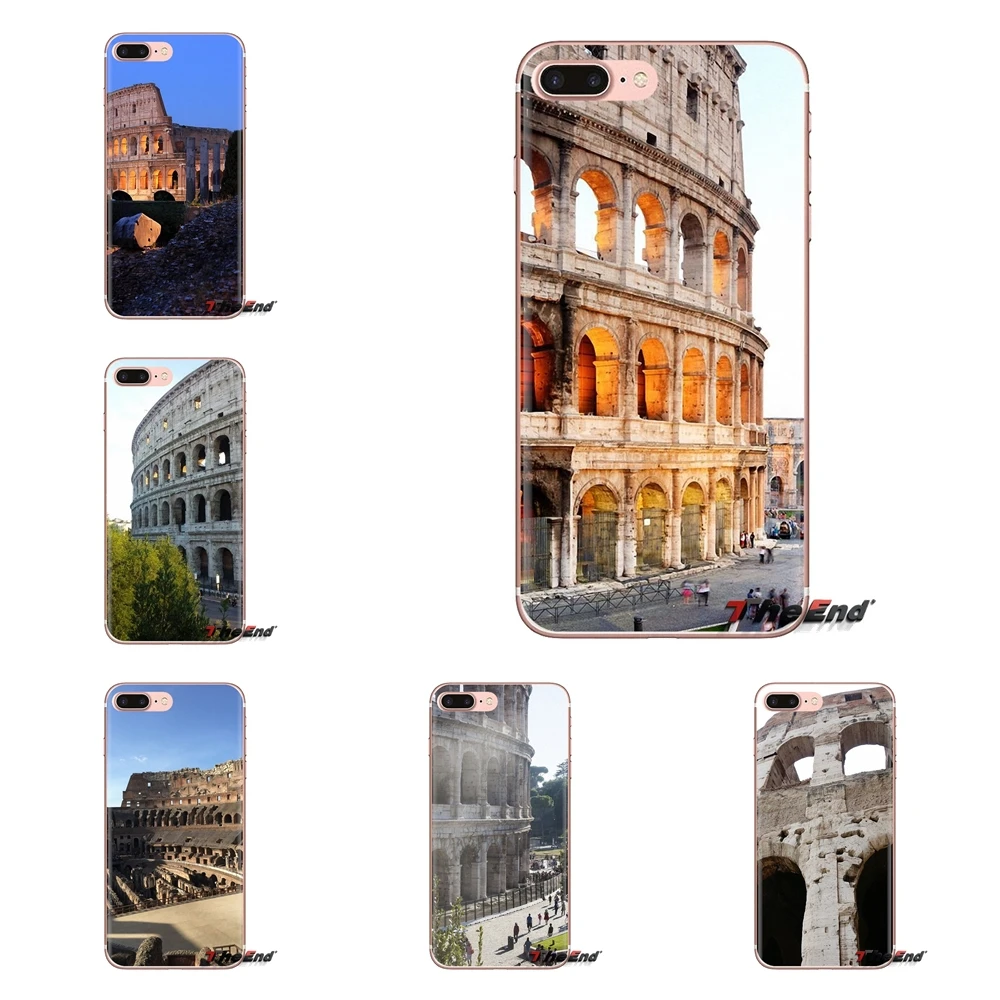 Чехол для мобильного телефона известный Колизей Рим Италия Xiaomi Mi4 Mi5 Mi5S Mi6 Mi A1 A2 5X 6X