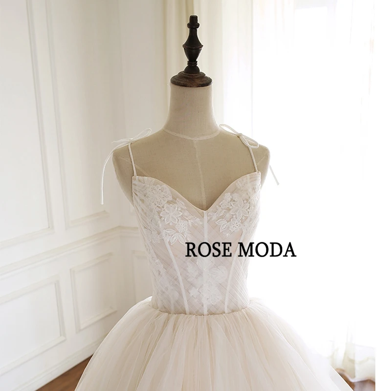 Розовое свадебное платье принцессы Moda с V образным вырезом 2020 тюлевые Свадебные