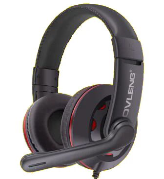 OVLENG Q5 Игровые наушники большие USB разъем с микрофоном стерео для ПК и