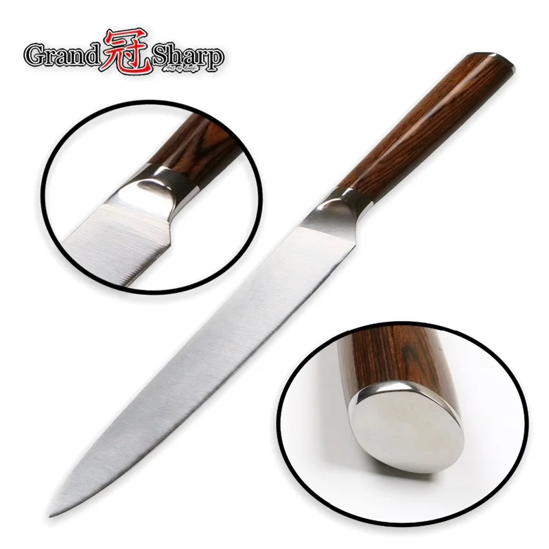 Grandsharp 2 шт. Набор ножей для нарезки из нержавеющей стали кухонные ножи немецкая