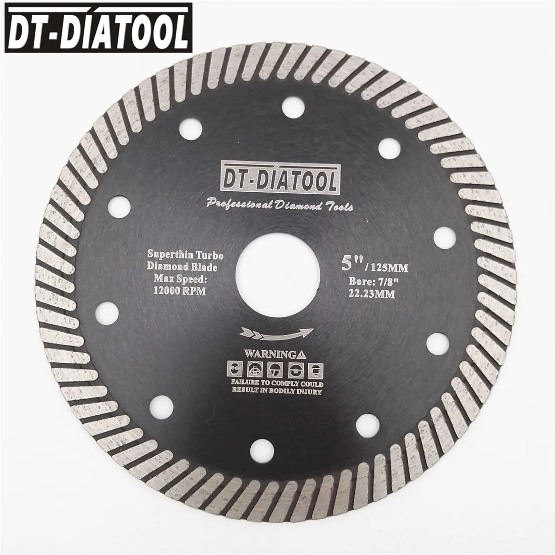 DT-DIATOOL 10 шт. 125 мм/5 &quotАлмазные супер тонкие режущие дисковые пилы для керамической