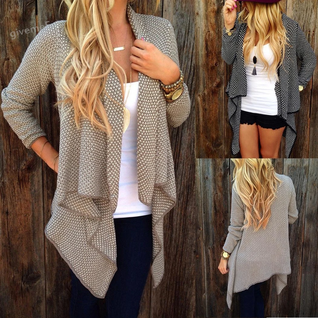 Европейские модные женские туфли осень весна открытой передней Вязание кардиган