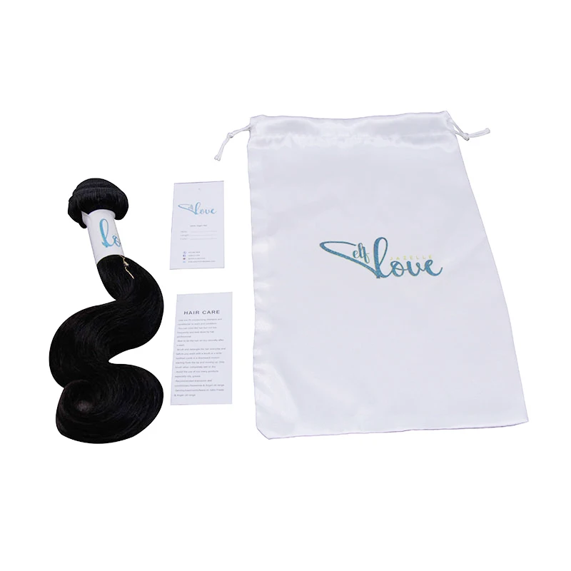 Изготовленный На Заказ брендовый печатный набор париков для упаковки пучка