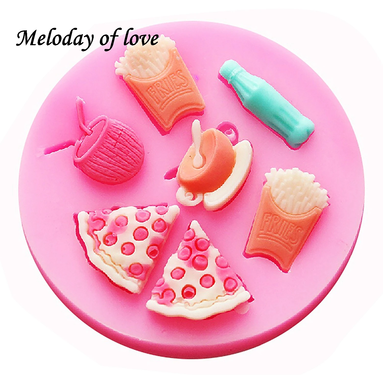 Силиконовая форма для приготовления пиццы кофе шоколада|silicone mold|sugar craftmold baking |