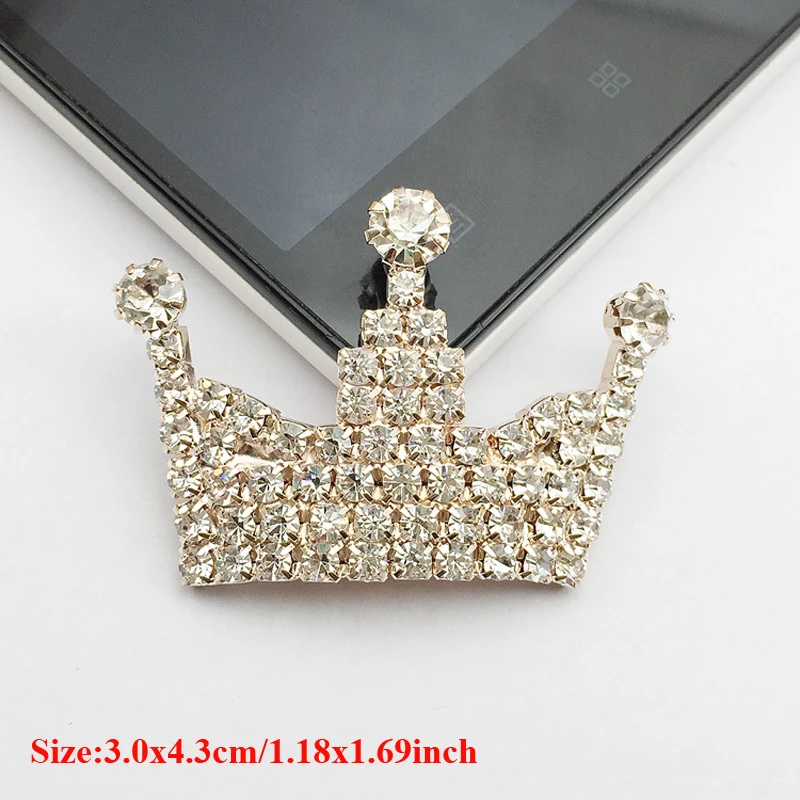 50pcs Strass Jewelry Charms Rhinestone Buckle Hair Accessories Princess Crown Crystal Wedding Brides Hairpin Invitation Decor | Дом и сад