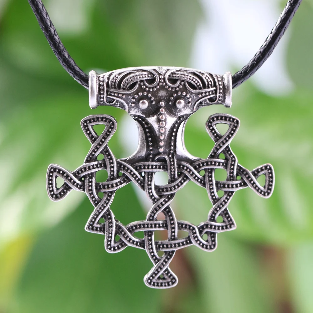 Ожерелье амулет LANGHONGNorse скандинавский кулон в виде молота Тора|necklace test|necklace jewelry