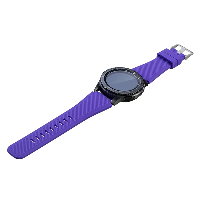 Bemorcabo 22 мм силиконовый ремешок для samsung gear S3 классический/Frontier браслет резиновый ремешок для смарт-часы Pebble