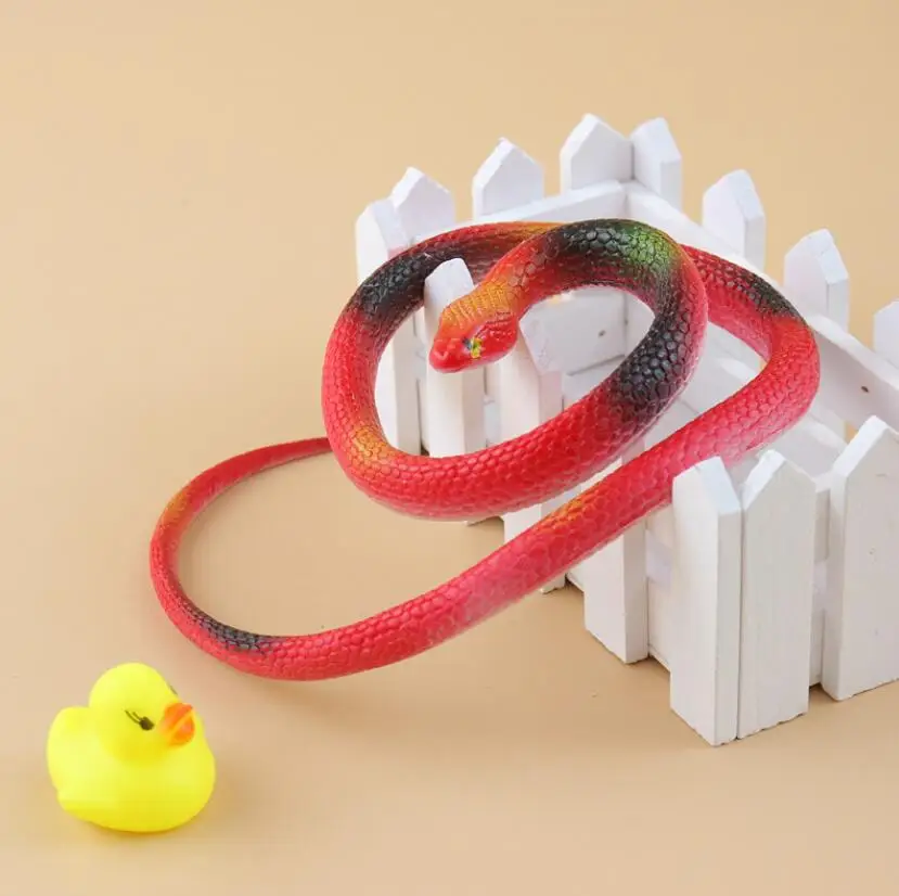 Реалистичная мягкая резинка для Хэллоуина искусственная змея игрушка садовый