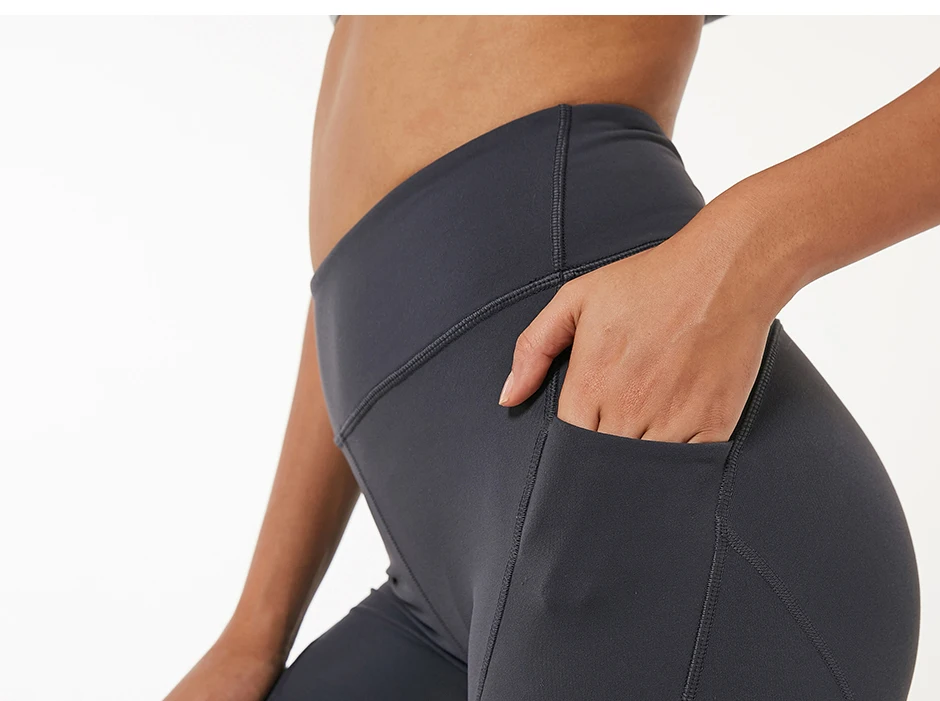 Sevencolorfit сексуальные шорты с карманом для йоги для женщин с высокой талией Короткий спортзал фитнесс тренировка, Упражнение плотные Althletic шорты