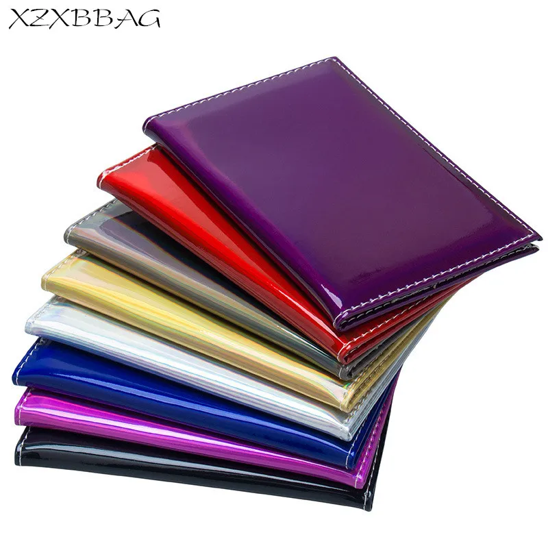 

XZXBBAG Модный Лазерный чехол для паспорта из искусственной кожи, унисекс, держатель для паспорта, карт, органайзер для документов, проездной ф...