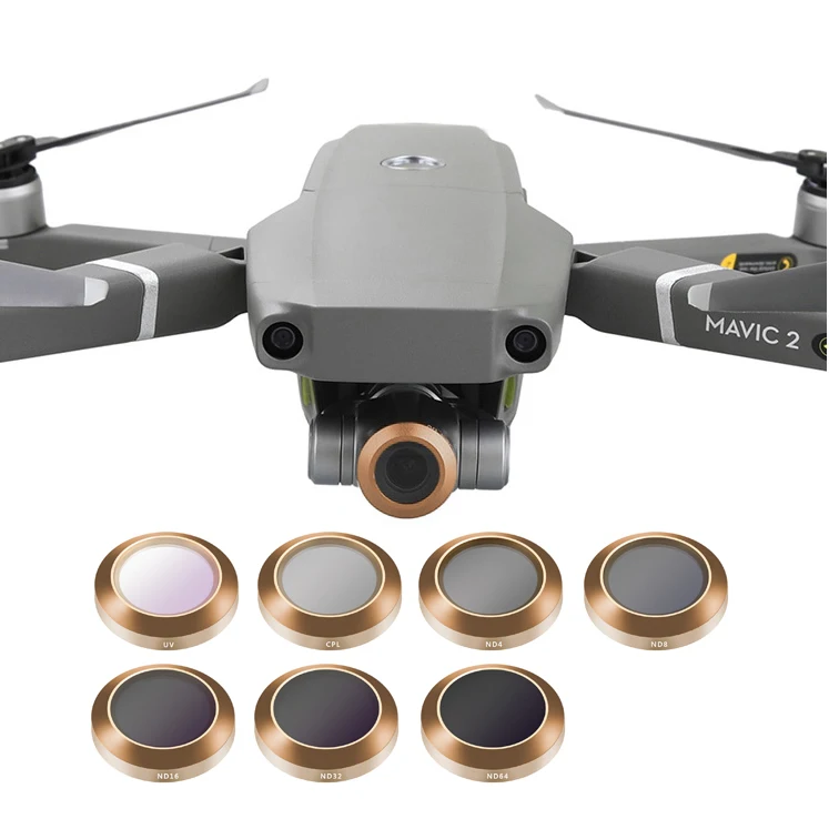 

Комплект фильтров для DJI Mavic 2 Zoom Lens Filter UV CPL ND4 ND8 ND16 ND32 ND64 для DJI Mavic 2 Zoom Drone Camera