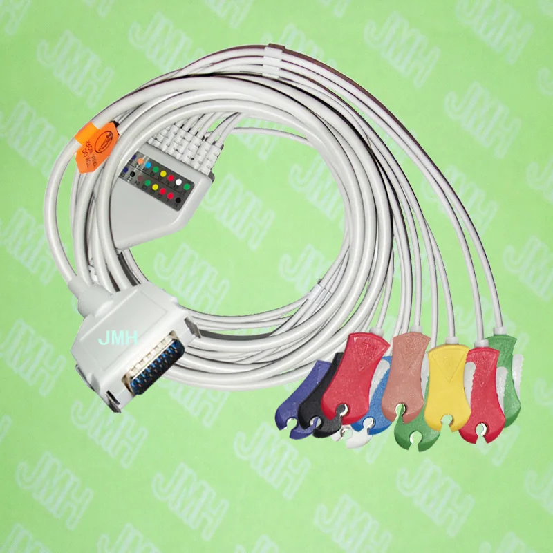 Совместим с 15 pin Fukuda специально Bosch EKG монитор машина один кусок 10 свинцовый ECG