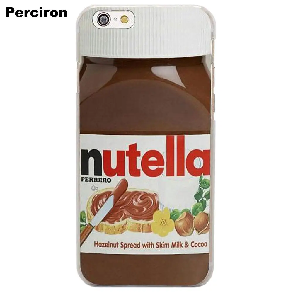 Смешные озноб таблетки шоколада Nutellas для Apple iPhone 4 4S 5 5C SE 6 6S 7 8 Plus X LG G3 G4 G5 G6 K4 K7 K8 K10 V10