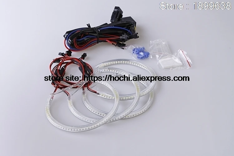 HochiTech ультра яркие красные/зеленые/Белый светодиодный глаза ангела 2000LM 12 В halo