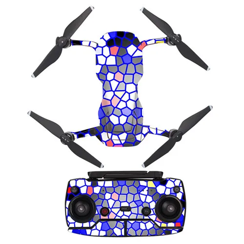 DJI Mavic Air Skin Наклейка виниловая наклейка набор пульта дистанционного управления батарея обертывание тела Водонепроницаемая Наклейка ПВХ - Цвет: YSDJA0060