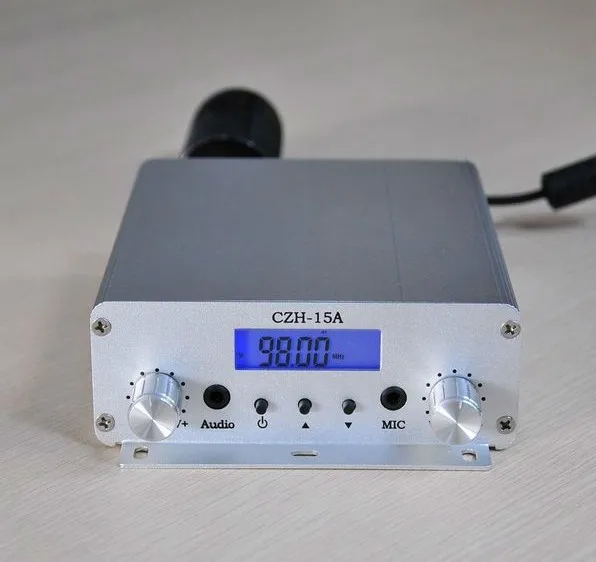 

10 шт. CZE-15A CZH-15A 15 Вт PLL FM стерео передатчик 87,5-108 МГц оптом